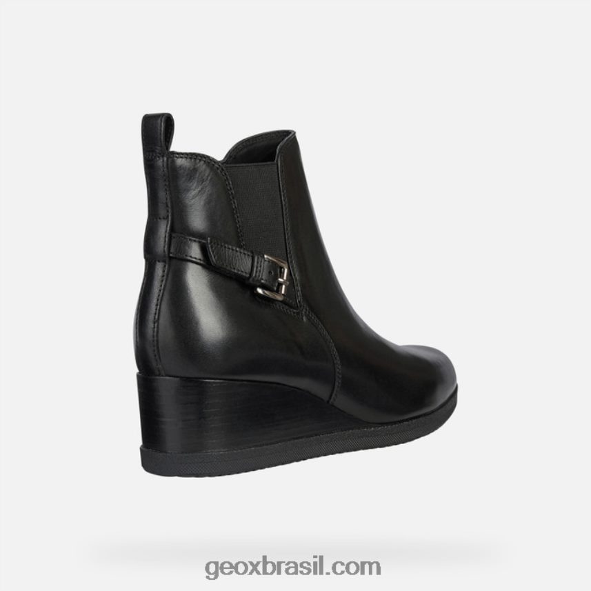 Anylla Wedge Woman preto Geox 28TF8X369