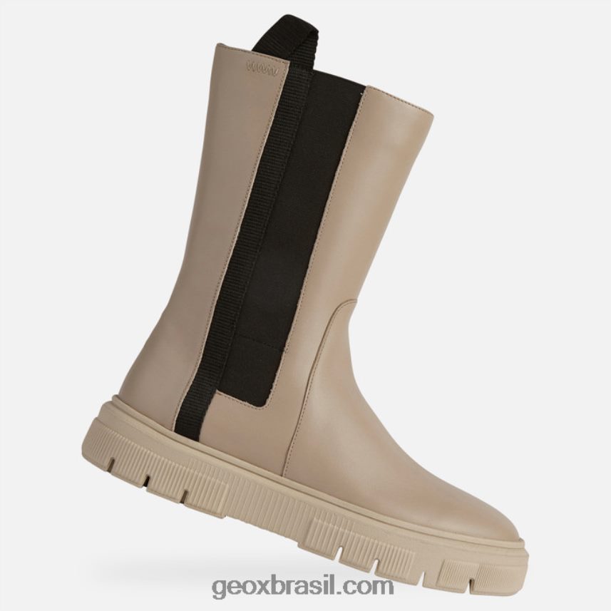 mulher isotte taupe claro Geox 28TF8X383