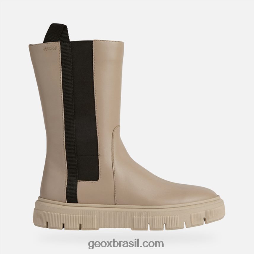 mulher isotte taupe claro Geox 28TF8X383