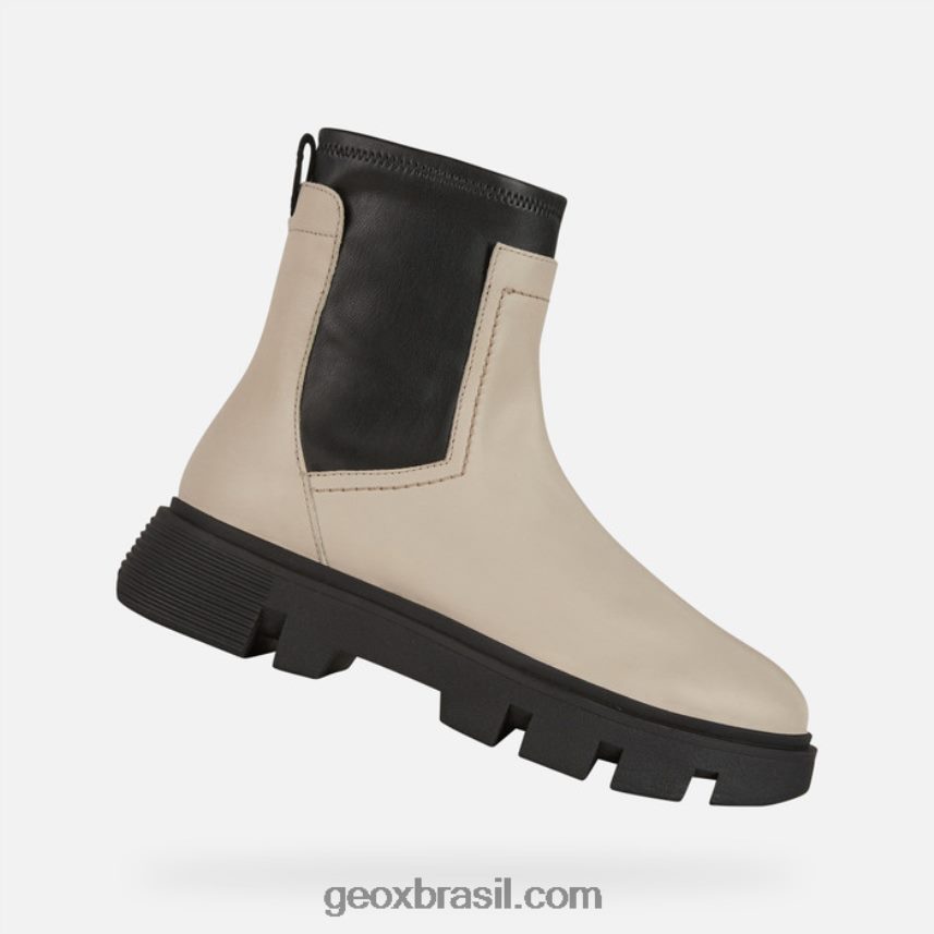 mulher vil taupe claro/preto Geox 28TF8X255