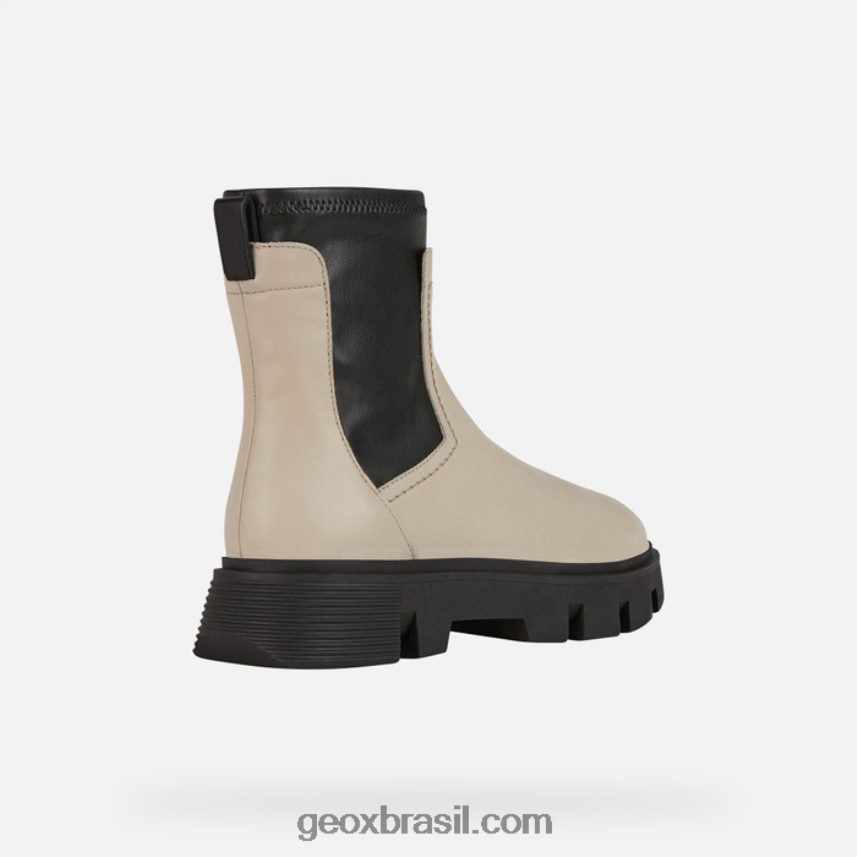 mulher vil taupe claro/preto Geox 28TF8X255