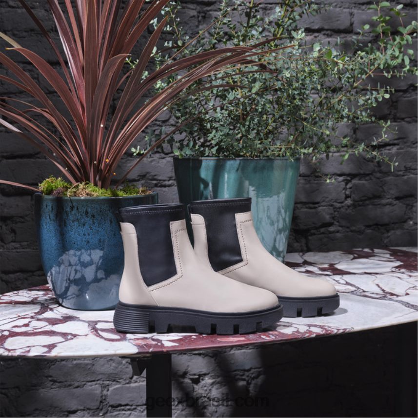 mulher vil taupe claro/preto Geox 28TF8X255