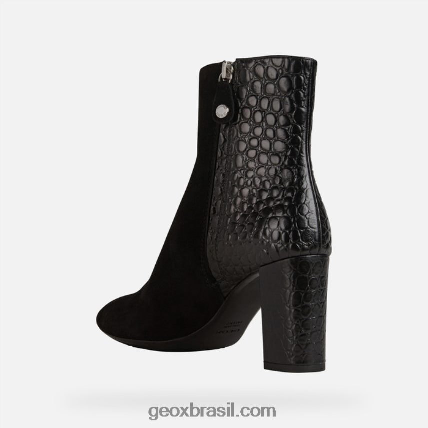 pheby 80 mulher preto Geox 28TF8X1720