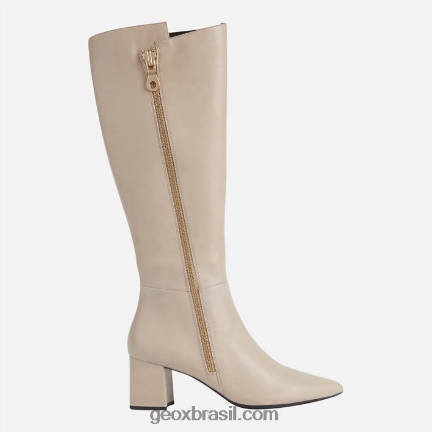 mulher bigliana taupe claro Geox 28TF8X147