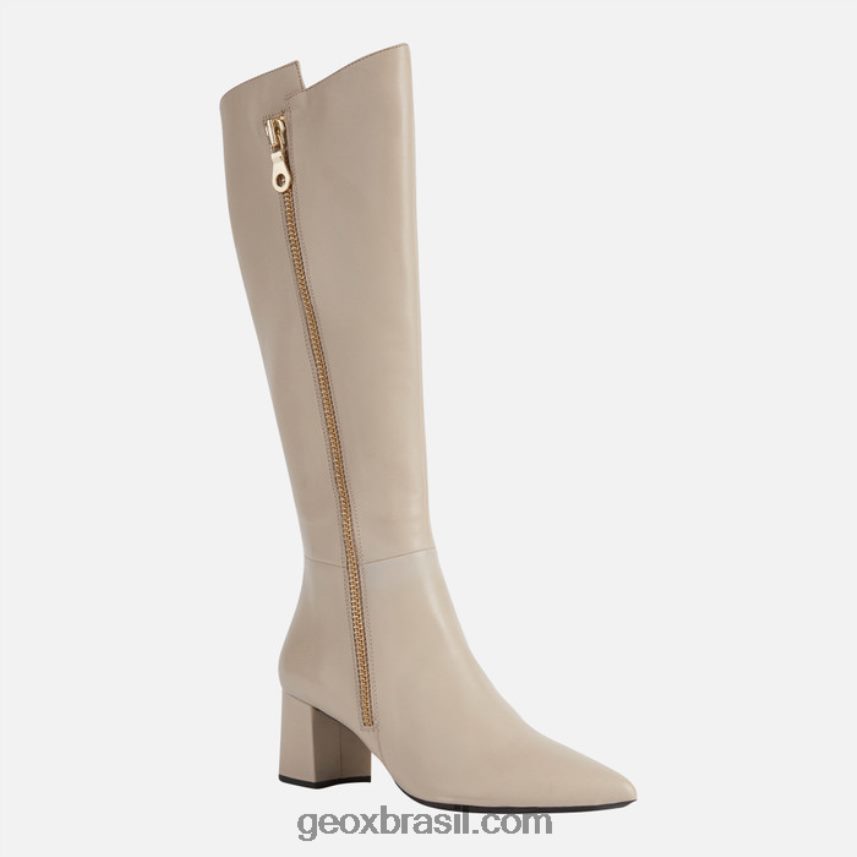 mulher bigliana taupe claro Geox 28TF8X147