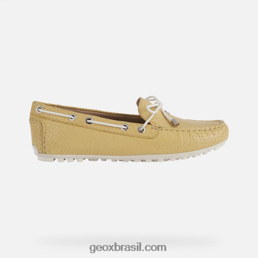 mulher Leelyan amarelo claro/branco Geox 28TF8X467