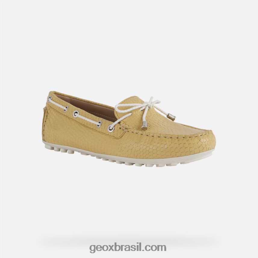 mulher Leelyan amarelo claro/branco Geox 28TF8X467