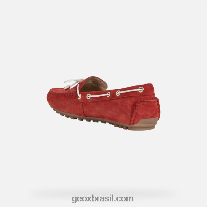 mulher Leelyan vermelho branco Geox 28TF8X430