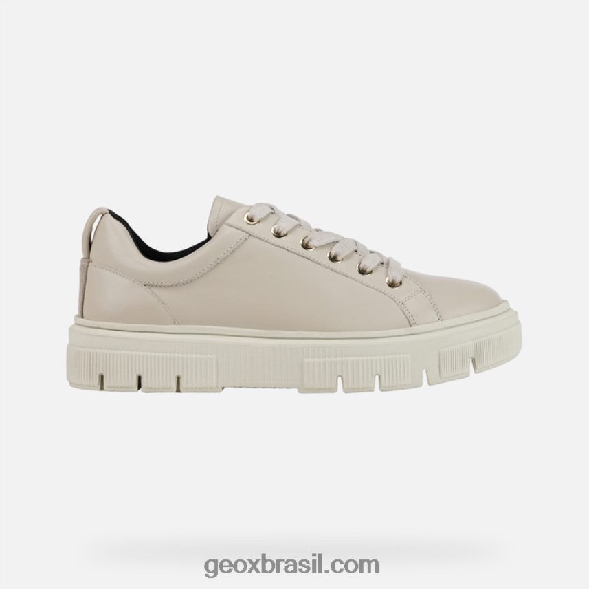 mulher isotte taupe claro Geox 28TF8X364