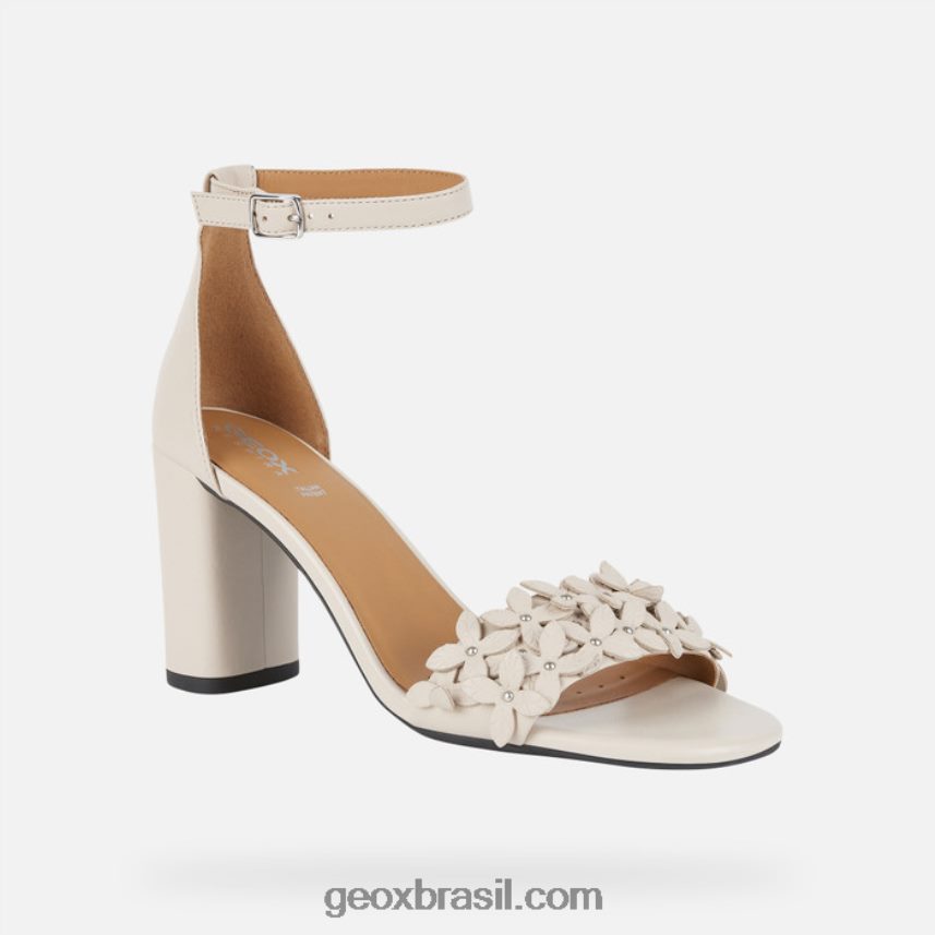 Eraklia alta mulher creme Geox 28TF8X499