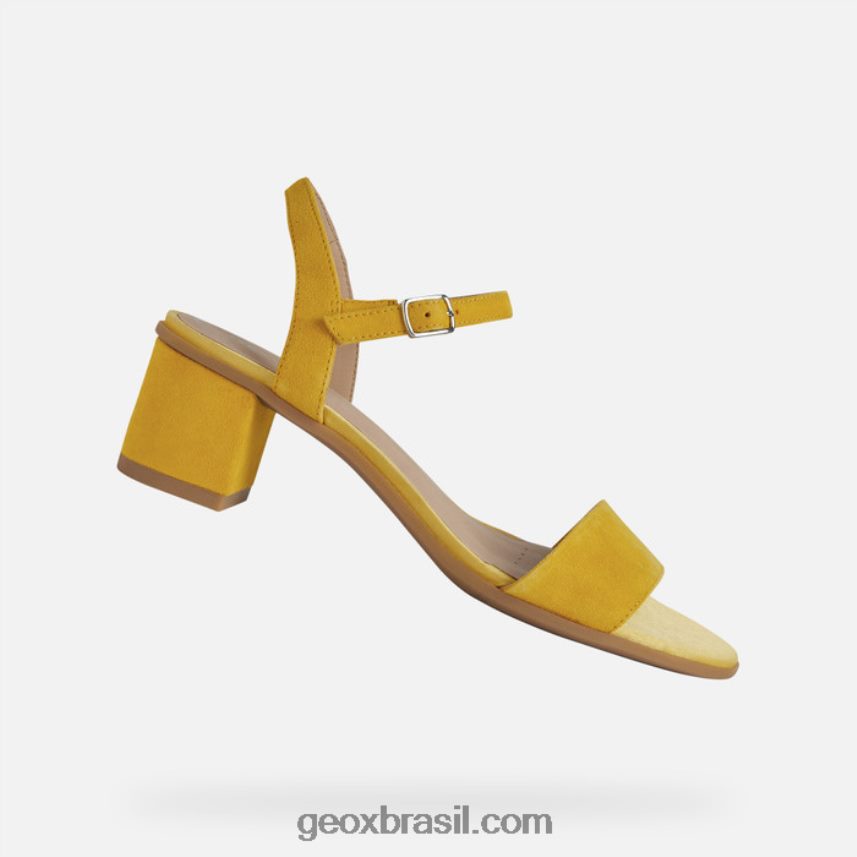 aurely 50 mulher amarelo escuro Geox 28TF8X1