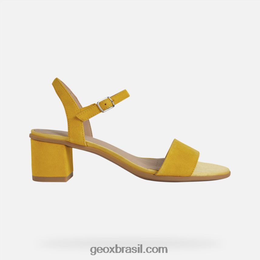 aurely 50 mulher amarelo escuro Geox 28TF8X1