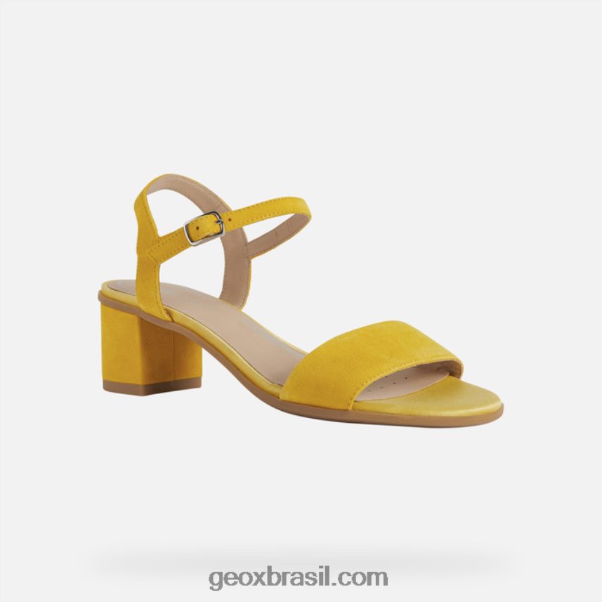 aurely 50 mulher amarelo escuro Geox 28TF8X1