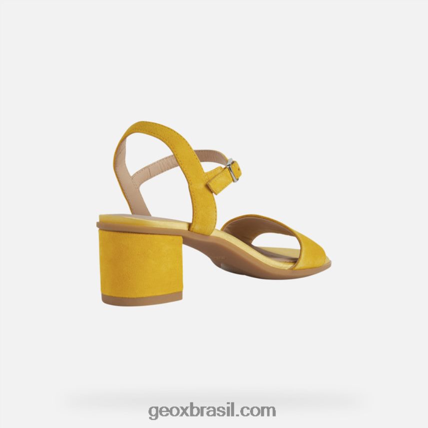 aurely 50 mulher amarelo escuro Geox 28TF8X1