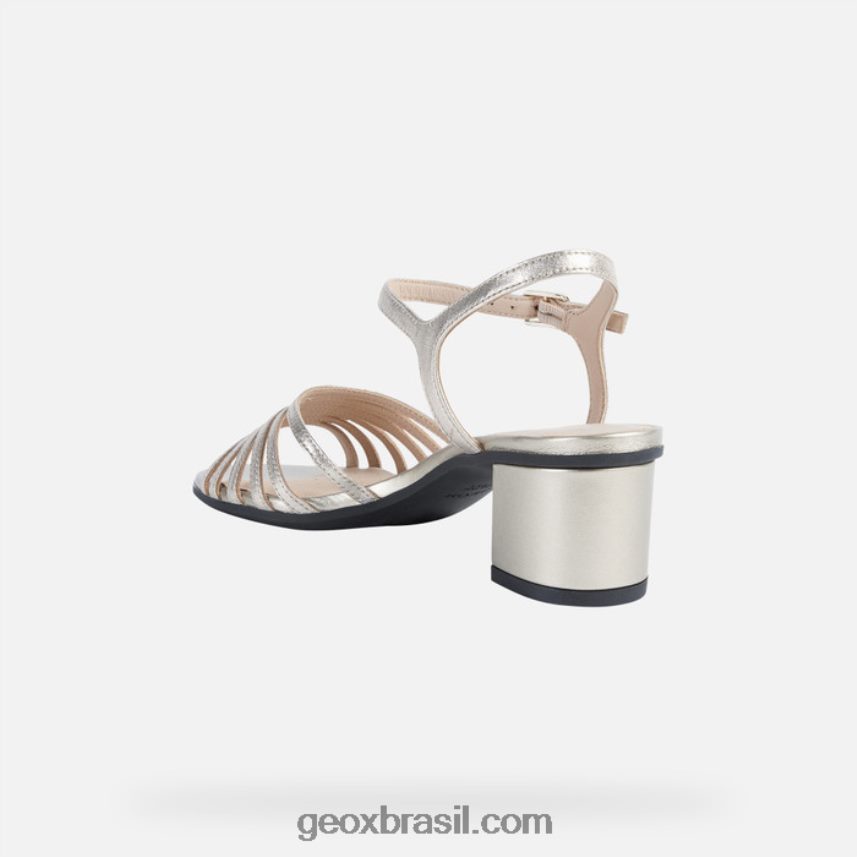 aurely 50 mulher champanhe Geox 28TF8X433