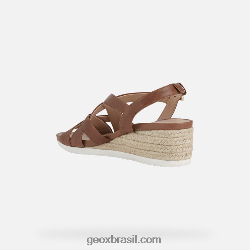 ischia corda mulher marrom Geox 28TF8X453