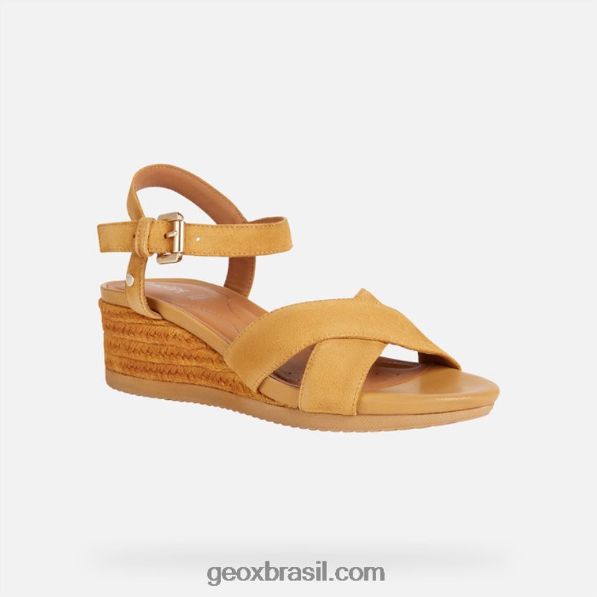 ischia corda mulher mostarda Geox 28TF8X1677