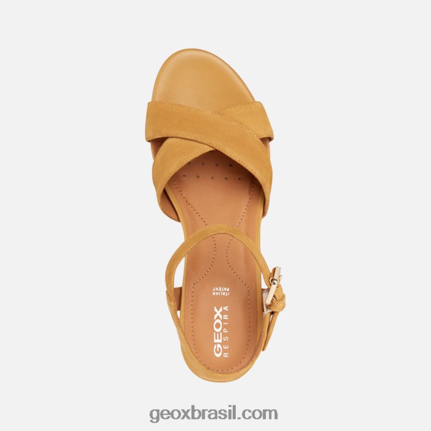 ischia corda mulher mostarda Geox 28TF8X1677