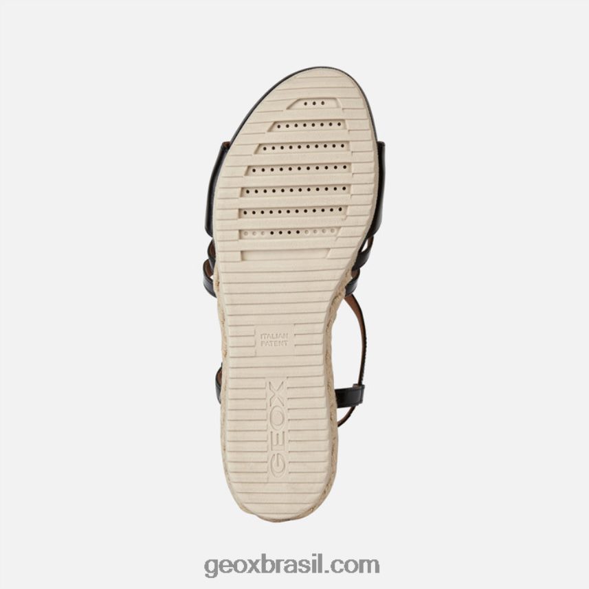 ischia corda mulher preto Geox 28TF8X143