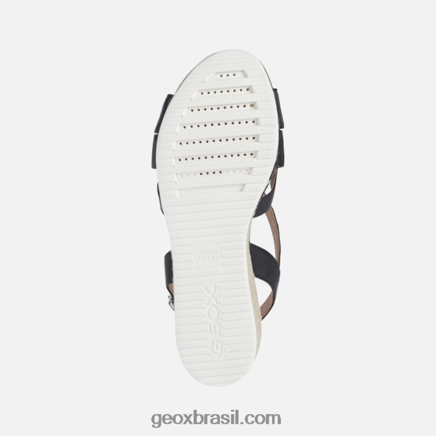 ischia corda mulher preto Geox 28TF8X454