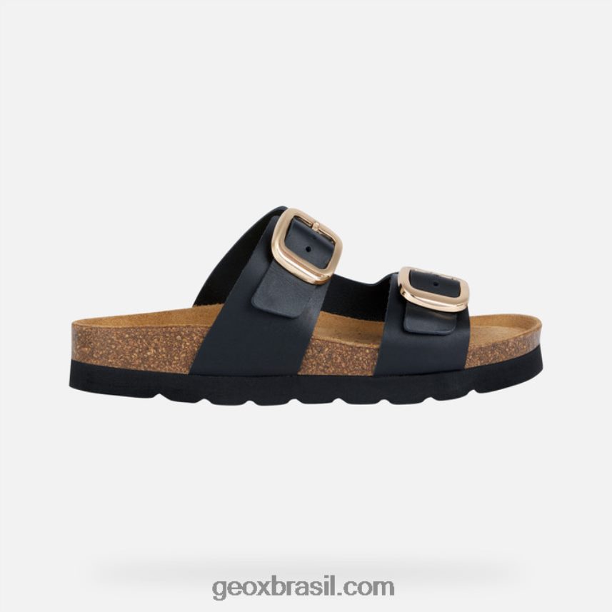 mulher alta de brionia preto Geox 28TF8X1701