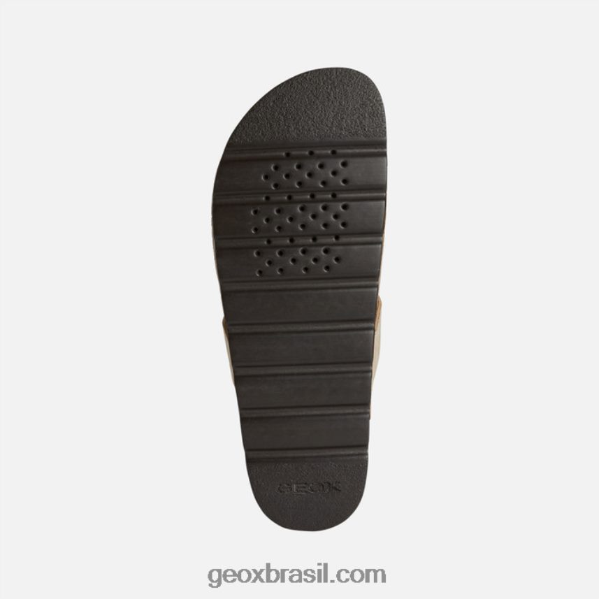 mulher alta de brionia taupe claro Geox 28TF8X379