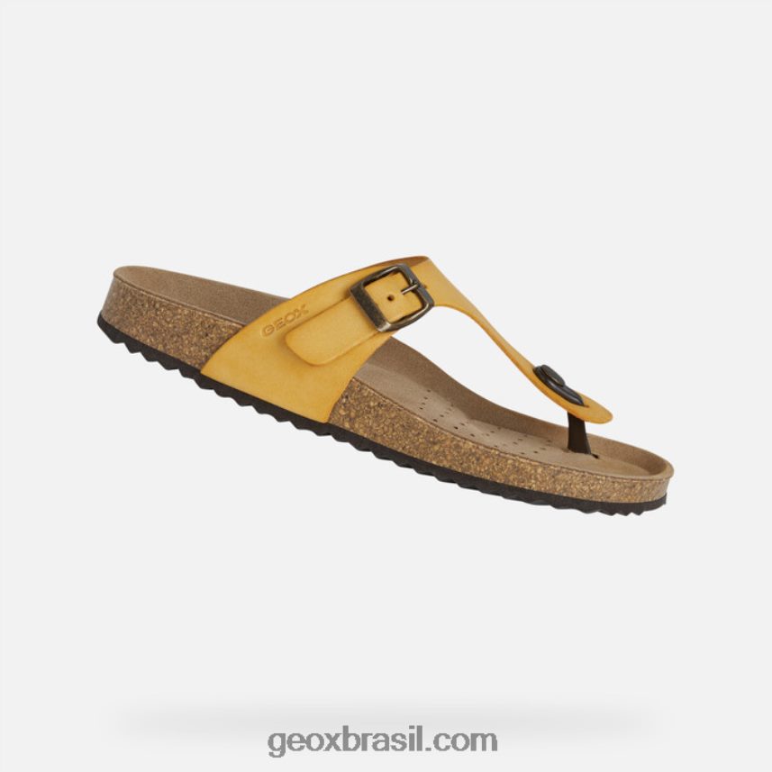 mulher briônia amarelo escuro Geox 28TF8X495