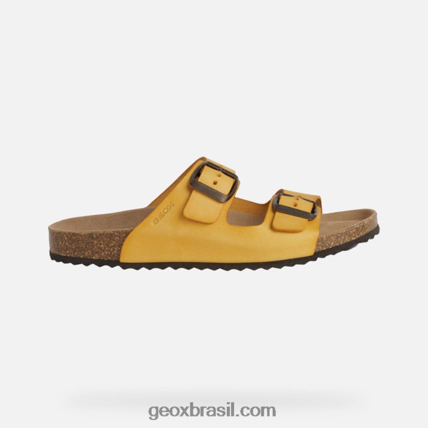 mulher briônia amarelo escuro Geox 28TF8X563
