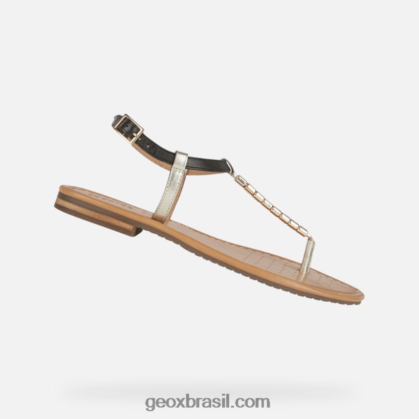 mulher de sozy preto/ouro claro Geox 28TF8X519