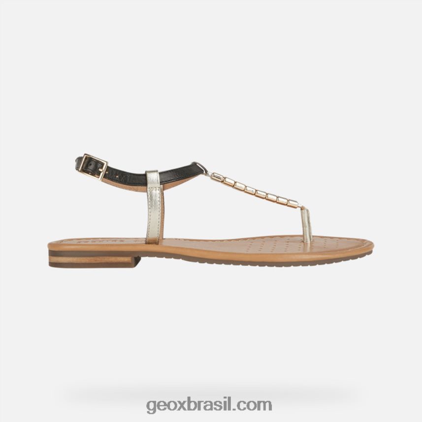 mulher de sozy preto/ouro claro Geox 28TF8X519