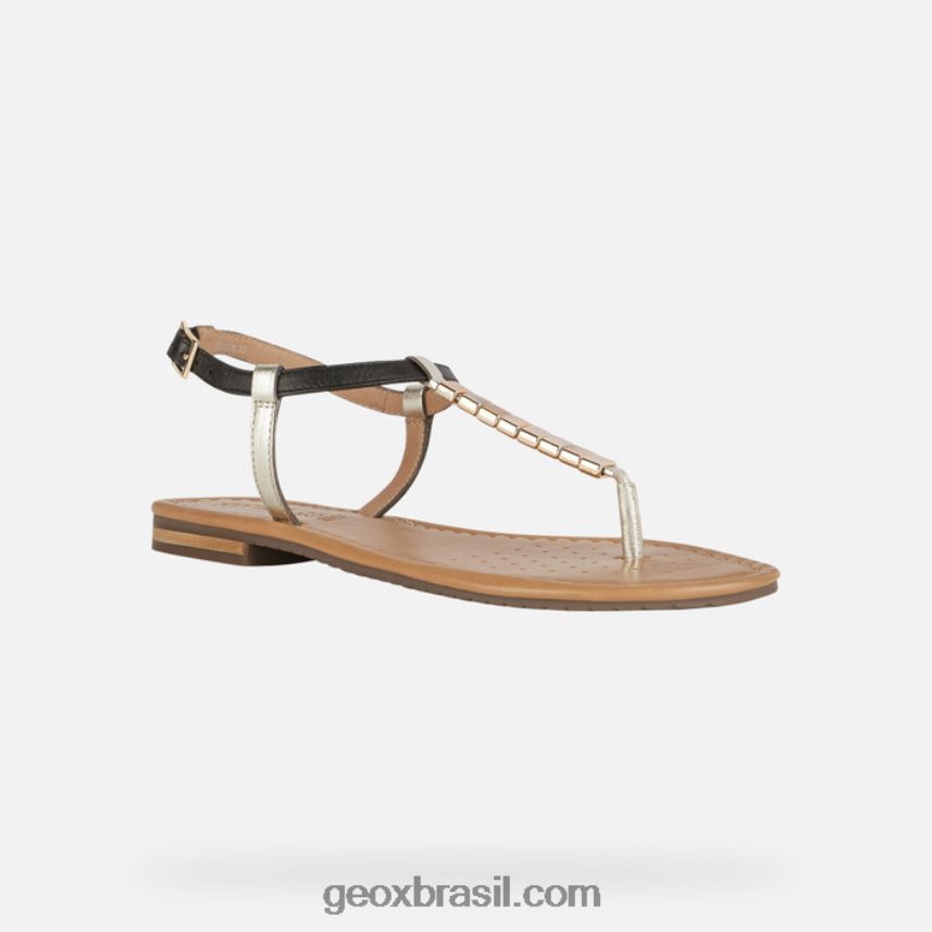 mulher de sozy preto/ouro claro Geox 28TF8X519