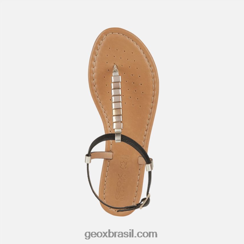 mulher de sozy preto/ouro claro Geox 28TF8X519