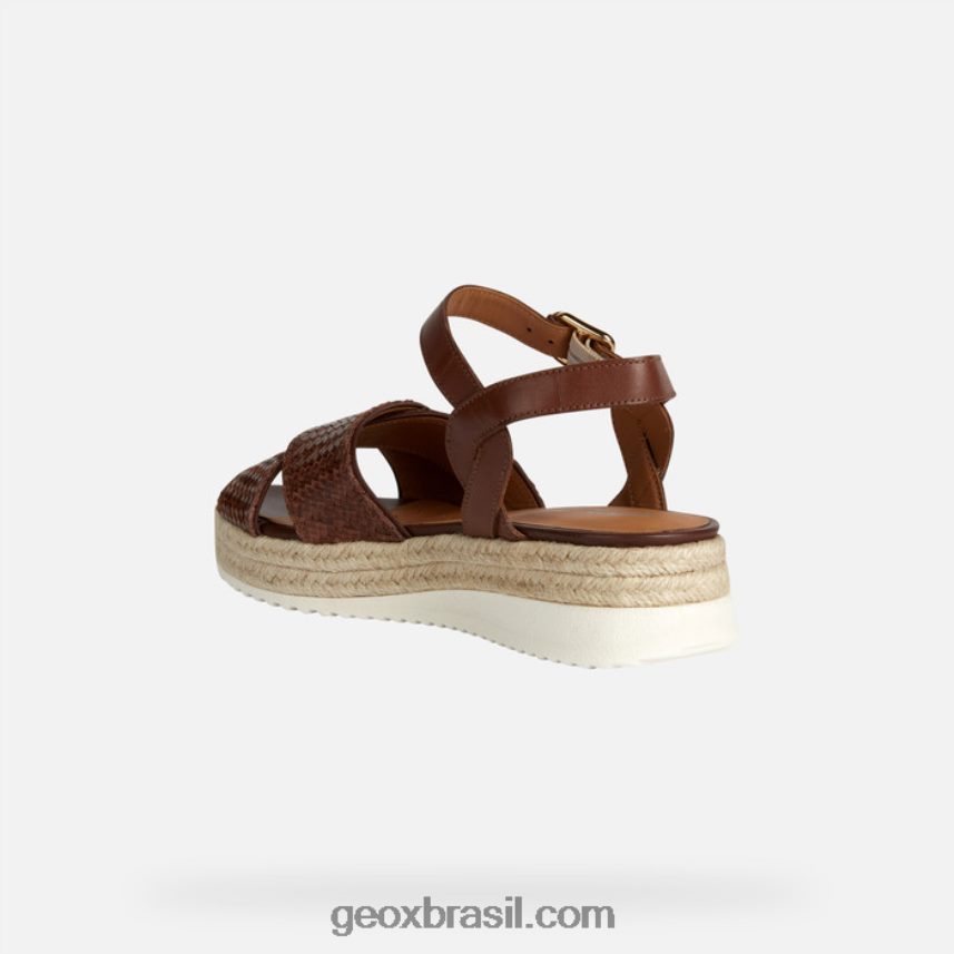 mulher eolia marrom Geox 28TF8X168