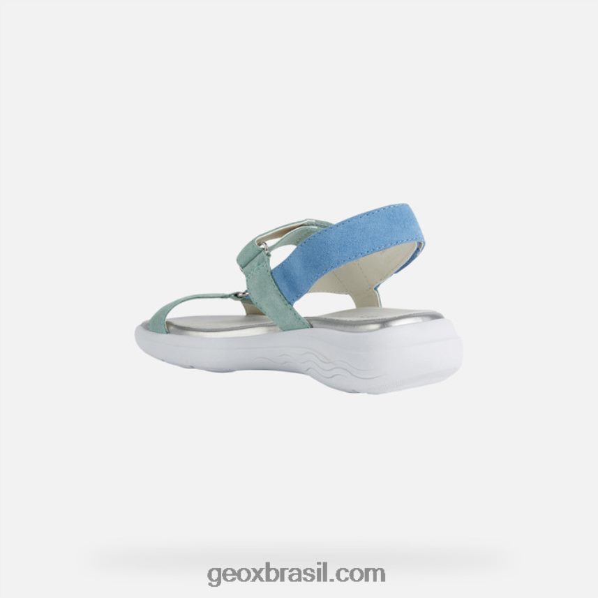 mulher esférica ec5w bluette/aqua Geox 28TF8X35