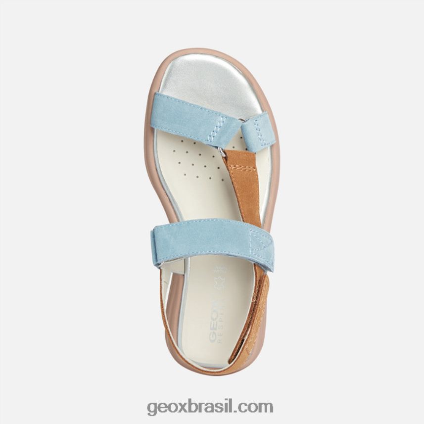 mulher esférica ec5w céu claro/camelo Geox 28TF8X37