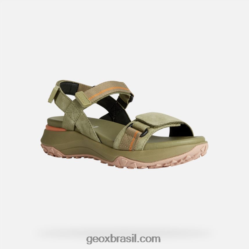 mulher grip sorapis pistache Geox 28TF8X1671
