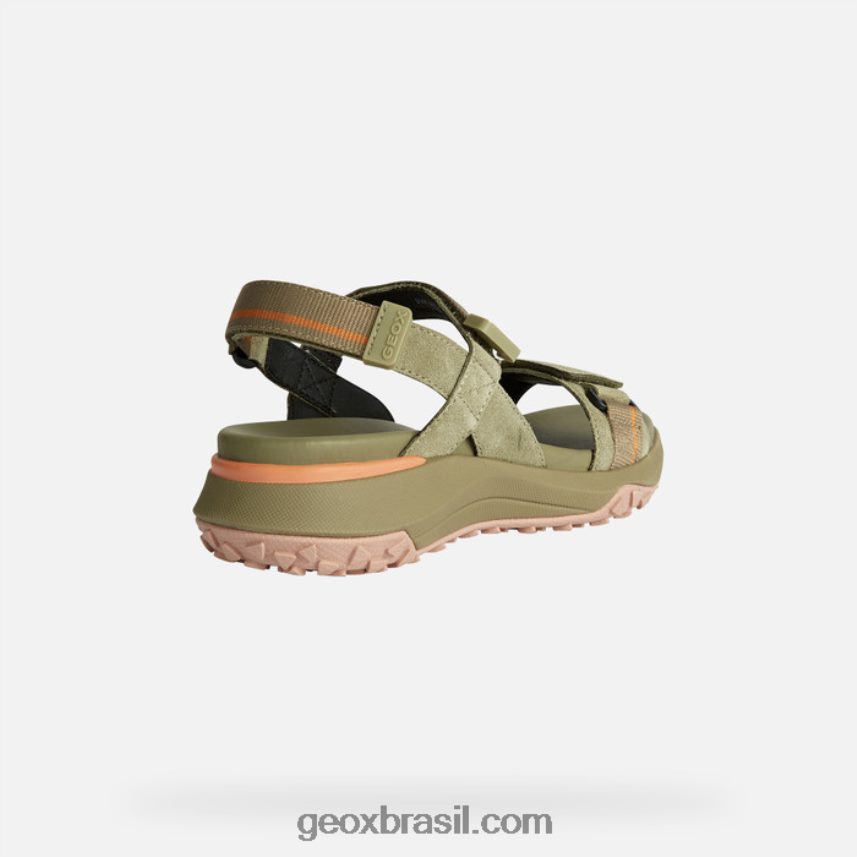mulher grip sorapis pistache Geox 28TF8X1671