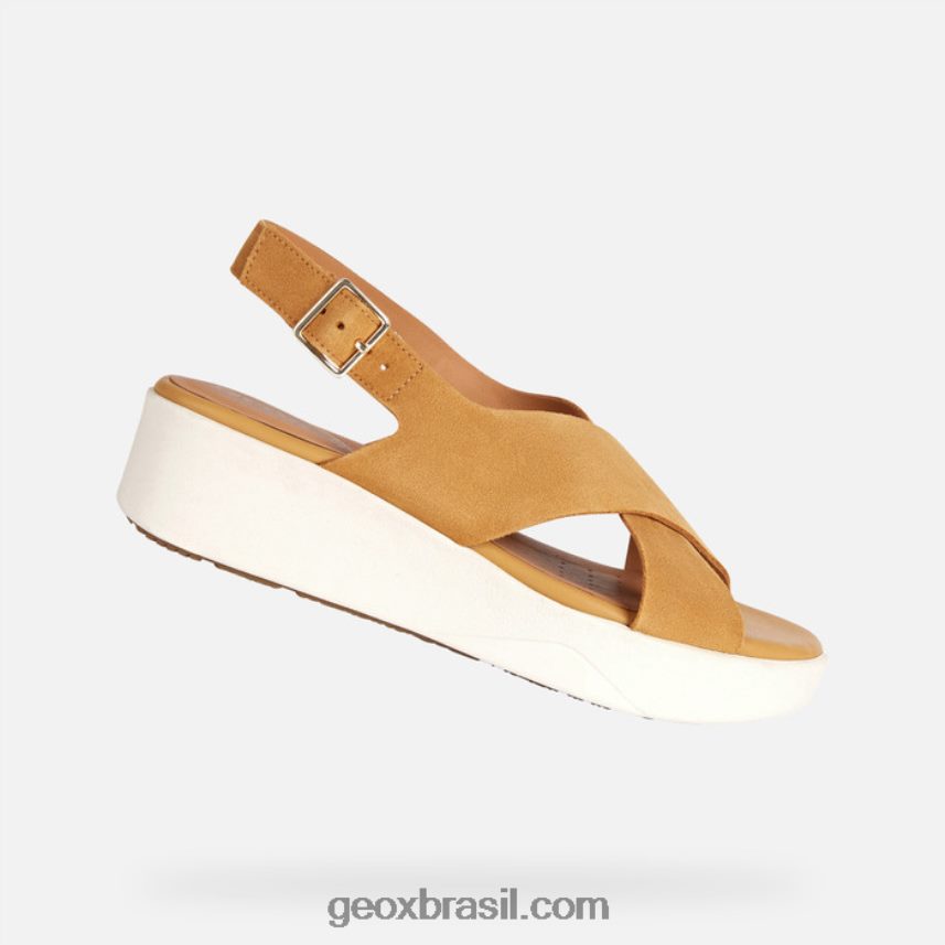 mulher laudara mostarda Geox 28TF8X128