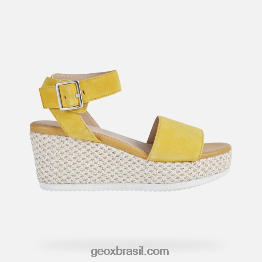 mulher lipari amarelo escuro Geox 28TF8X460