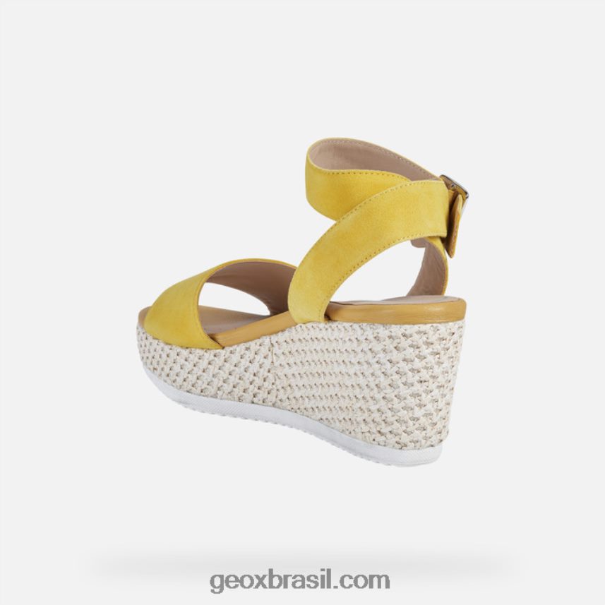 mulher lipari amarelo escuro Geox 28TF8X460