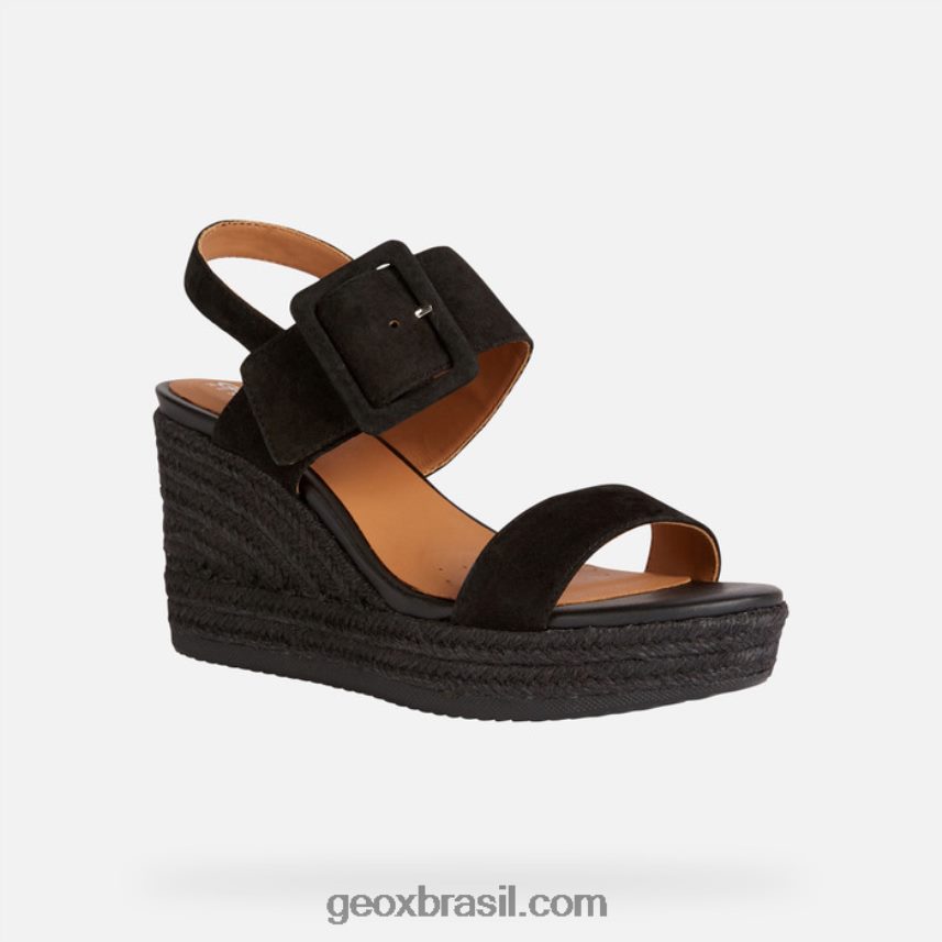mulher ponza preto Geox 28TF8X111