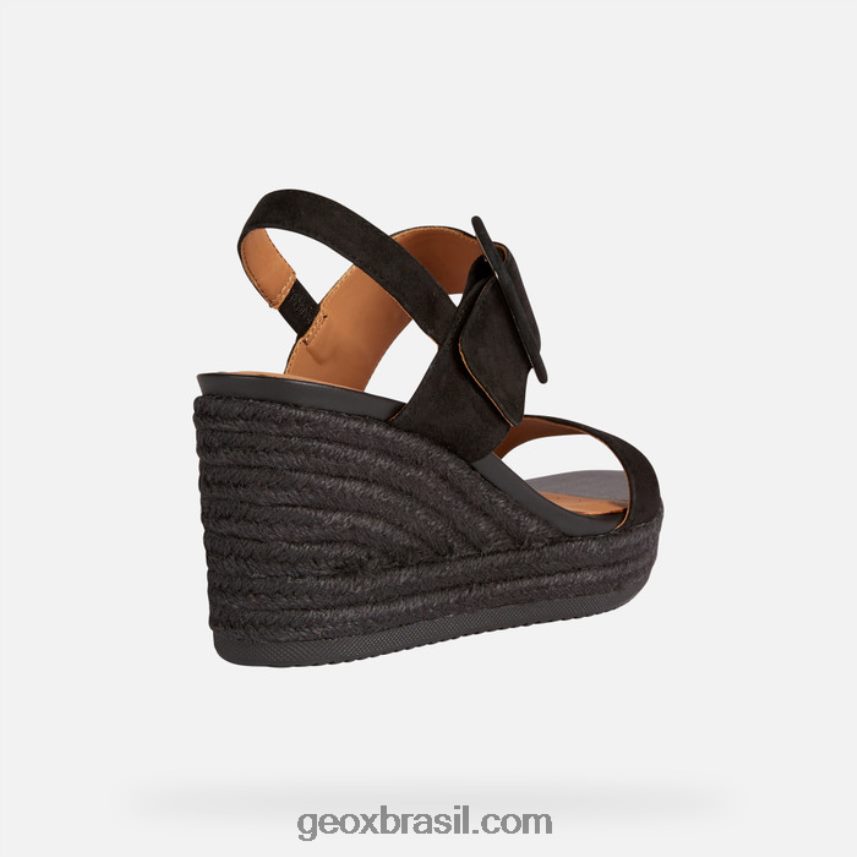 mulher ponza preto Geox 28TF8X111