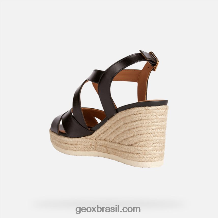 mulher ponza preto Geox 28TF8X1680
