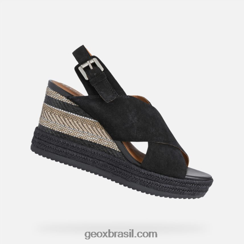 mulher ponza preto Geox 28TF8X1734