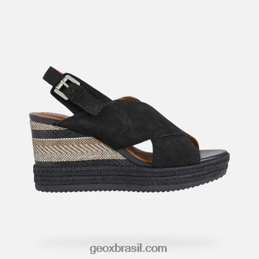 mulher ponza preto Geox 28TF8X1734