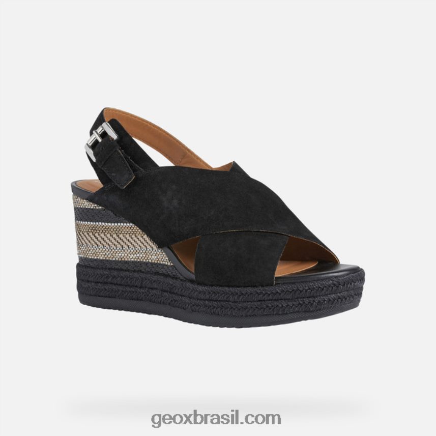 mulher ponza preto Geox 28TF8X1734