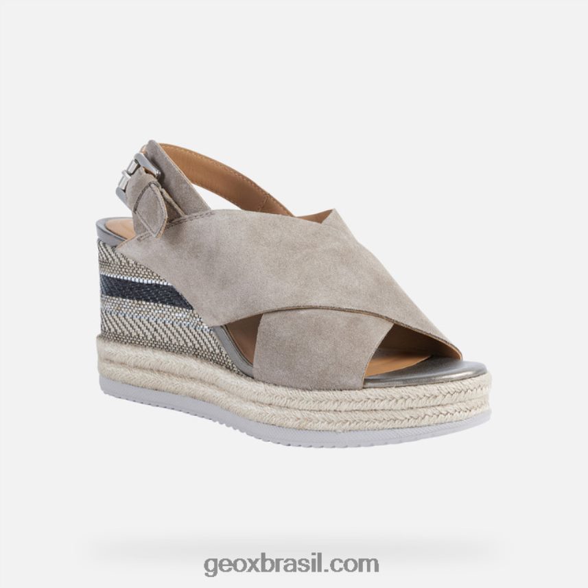 mulher ponza taupe Geox 28TF8X1733