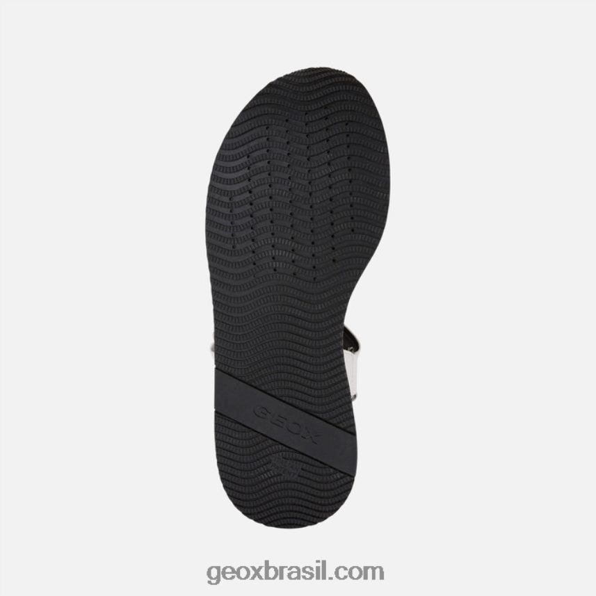 sandália kency mulher branco Geox 28TF8X354