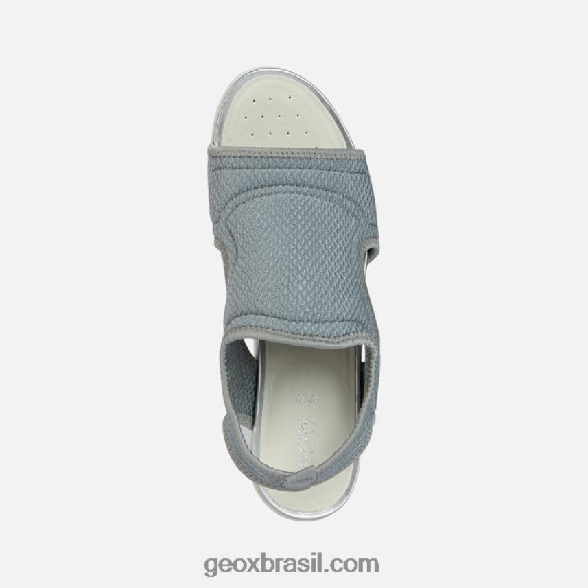 sandália vega mulher cinza claro Geox 28TF8X235