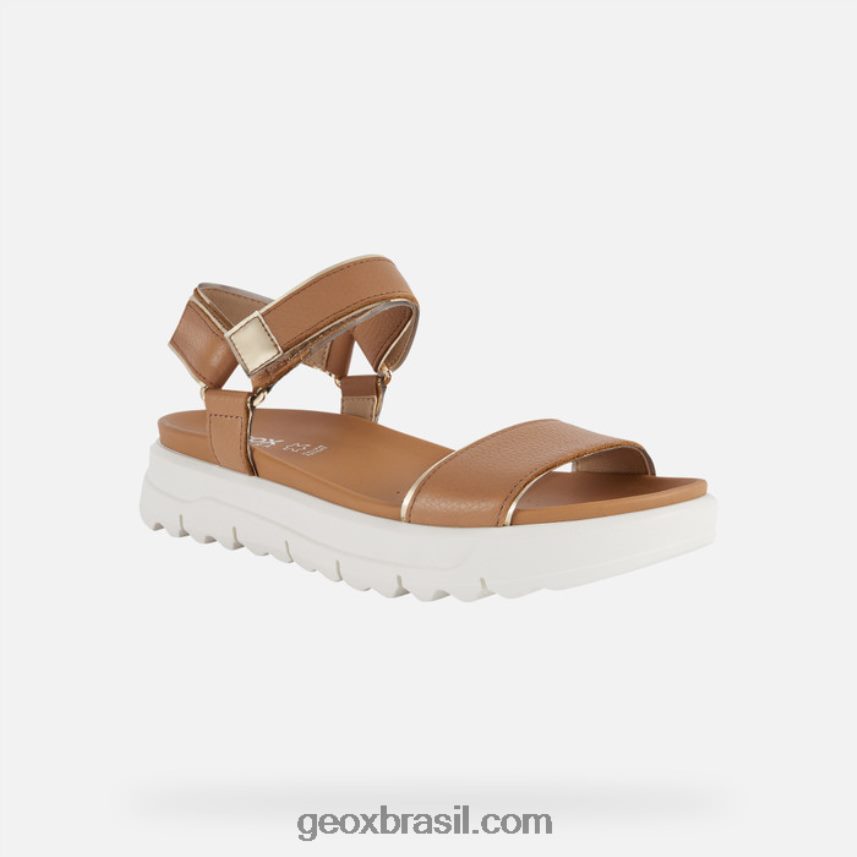 xand 2.1s mulher camelo/ouro claro Geox 28TF8X141